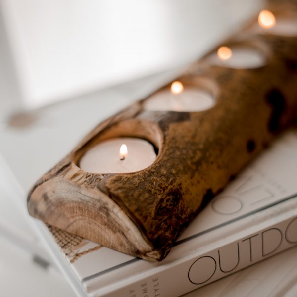 Wellness Accessories: Tree candle holder - 4 holes