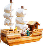 Boating Accessories: Wooden Pirate Ship