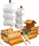 Boating Accessories: Wooden Pirate Ship