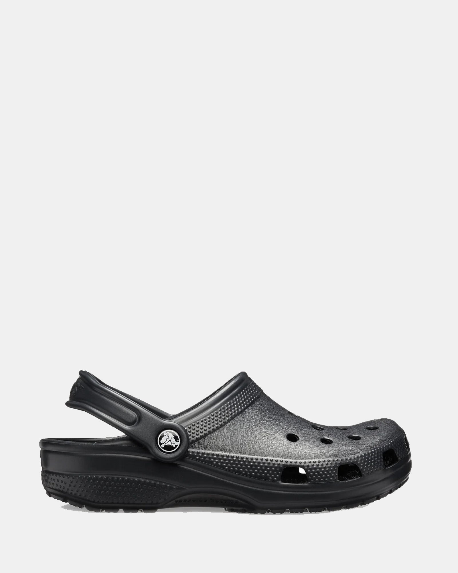 Men's Thongs & Sandals: Classic Clog Black Mens 6/Womens 8