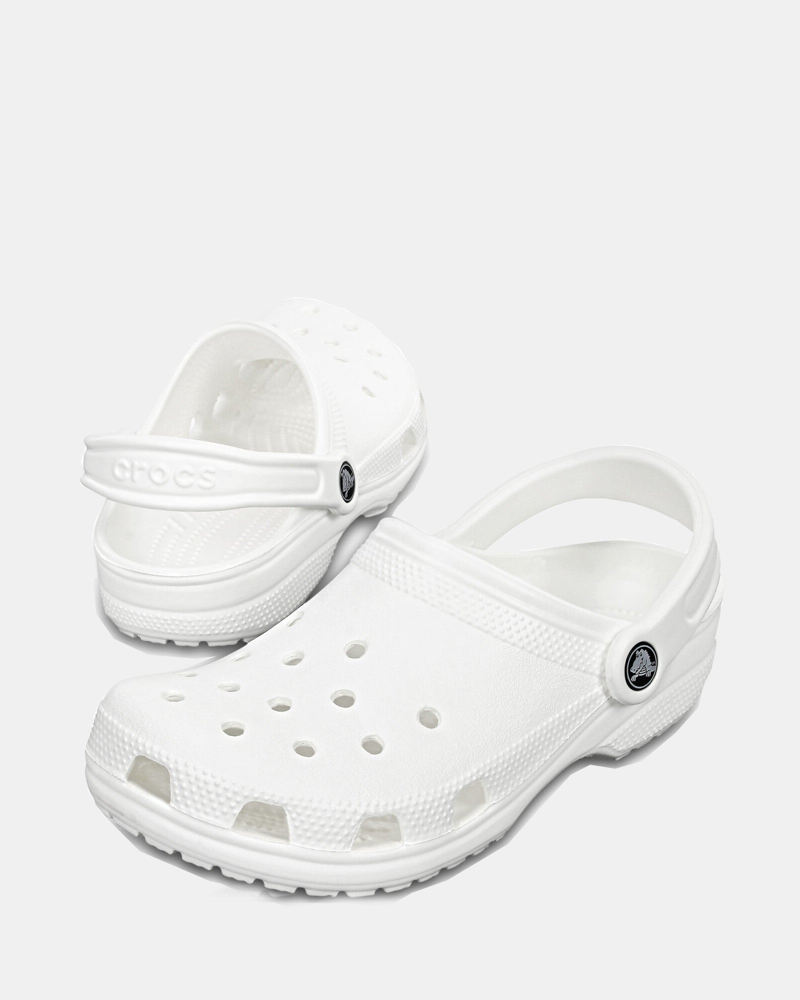 Men's Thongs & Sandals: Classic Clog White Mens 4/Womens 6