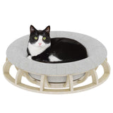 Cat Toys: Timber Gyro Cat Nest Bed