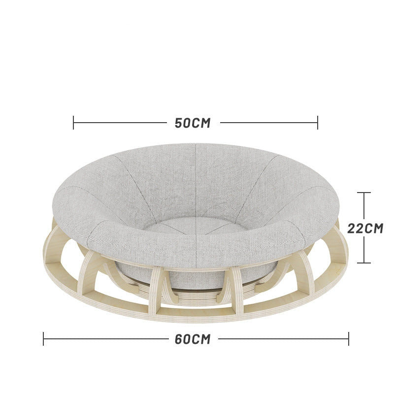 Cat Toys: Timber Gyro Cat Nest Bed