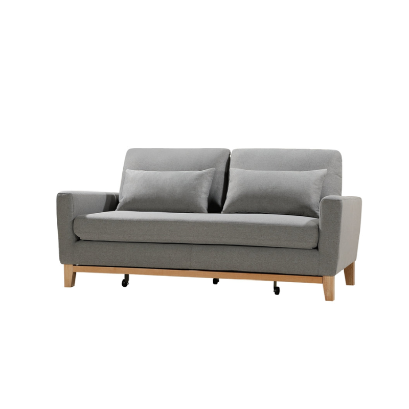 Sofas & Sofa Beds: SHASA 2 Seater Pull-out Sofa bed Grey celadon