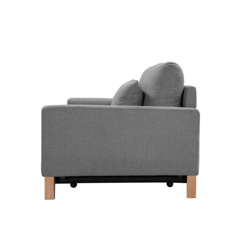 Sofas & Sofa Beds: SHASA 2 Seater Pull-out Sofa bed Grey celadon