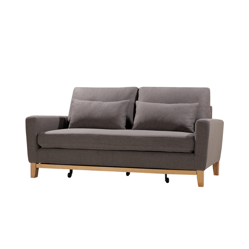 Sofas & Sofa Beds: SHASA 2 Seater Pull-out Sofa bed Grey taupe