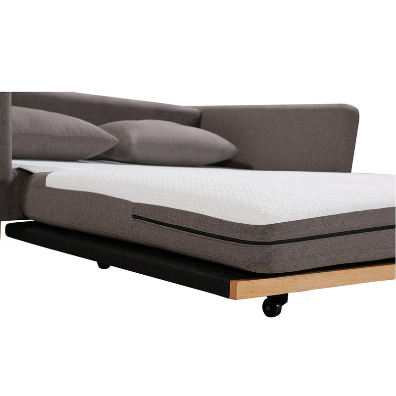 Sofas & Sofa Beds: SHASA 2 Seater Pull-out Sofa bed Grey taupe