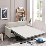 Sofas & Sofa Beds: RAY 2 Seater Sofa bed with Separate Foam Mattress- Light grey
