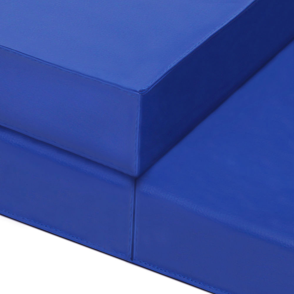 Gymnastics: Folding Exercise Floor Mat Dance Yoga Gymnastics Training Home Judo Pilates Gym - Blue