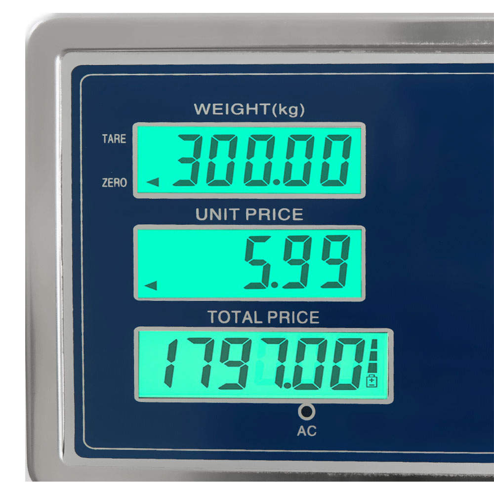 Kitchen Scales: 300kg Electronic Digital Platform Scale Computing Postal Shop Scales Weight