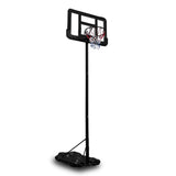 Basketball & Basketball Accessories: Basketball Hoop Stand System Portable Adjustable Height Ring Backboard Net Rim