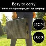 BBQ Tools: Outdoor Camping Portable & Foldable Charcoal BBQ Grill Hibachi Picnic Barbecue