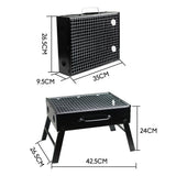 BBQ Tools: Outdoor Camping Portable & Foldable Charcoal BBQ Grill Hibachi Picnic Barbecue