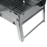 BBQ Tools: Portable Stainless Steel BBQ Charcoal Wood Outdoor Barbecue Grill Camping Picnic