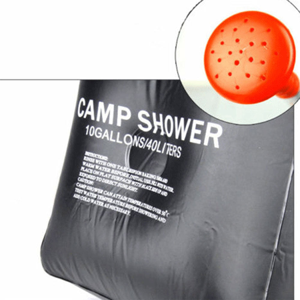 Portable Toilets & Showers: 40L Craig Camp Shower Bag Solar Heated Water Pipe Portable Camping Hiking Travel