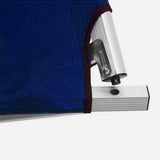 Camp Furniture: Camping Bed Folding Stretcher Light Weight w/ Carry Bag Camp Portable - blue