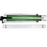 Camp Furniture: Camping Bed Folding Stretcher Light Weight w/ Carry Bag Camp Portable - green