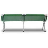 Camp Furniture: Camping Bed Folding Stretcher Light Weight w/ Carry Bag Camp Portable - green