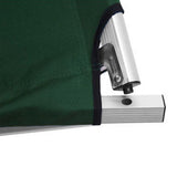 Camp Furniture: Camping Bed Folding Stretcher Light Weight w/ Carry Bag Camp Portable - green