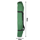 Camp Furniture: Camping Bed Folding Stretcher Light Weight w/ Carry Bag Camp Portable - green