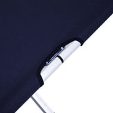 Golf Accessories: Camping Bed Folding Stretcher Light Weight w/ Carry Bag Camp Portable - navy