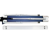Golf Accessories: Camping Bed Folding Stretcher Light Weight w/ Carry Bag Camp Portable - navy