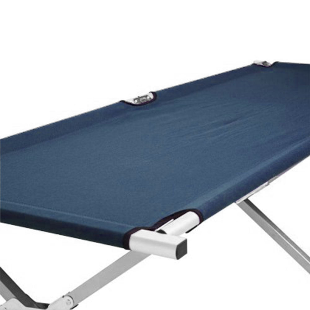 Golf Accessories: Camping Bed Folding Stretcher Light Weight w/ Carry Bag Camp Portable - navy