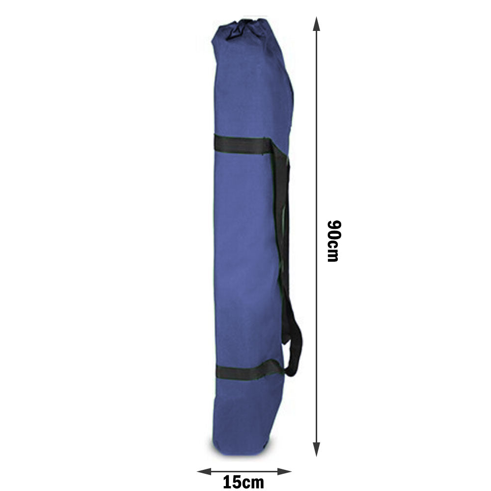 Golf Accessories: Camping Bed Folding Stretcher Light Weight w/ Carry Bag Camp Portable - navy
