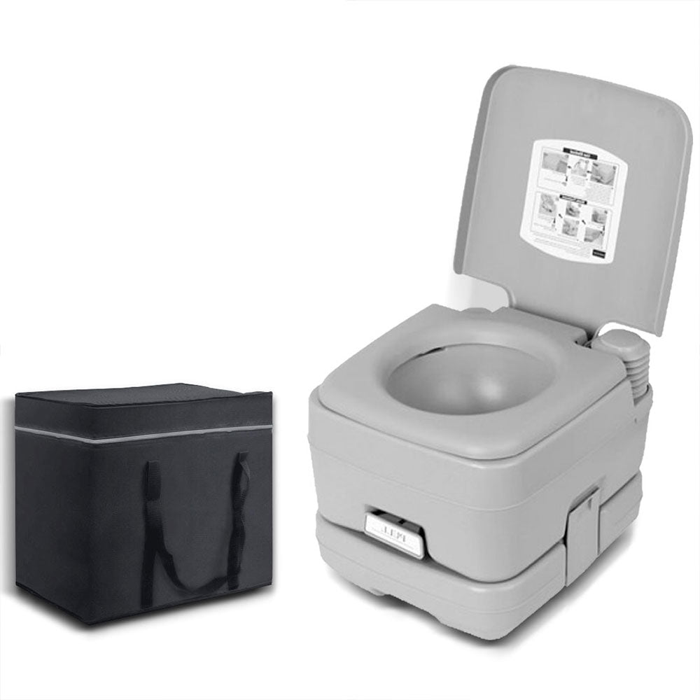 Portable Toilets & Showers: 10L Outdoor Portable Camping Toilet Bonus Carry Bag