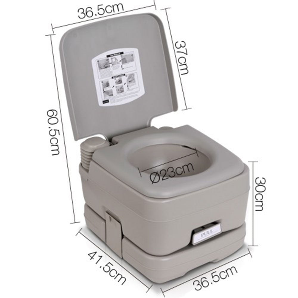Portable Toilets & Showers: 10L Outdoor Portable Camping Toilet Bonus Carry Bag