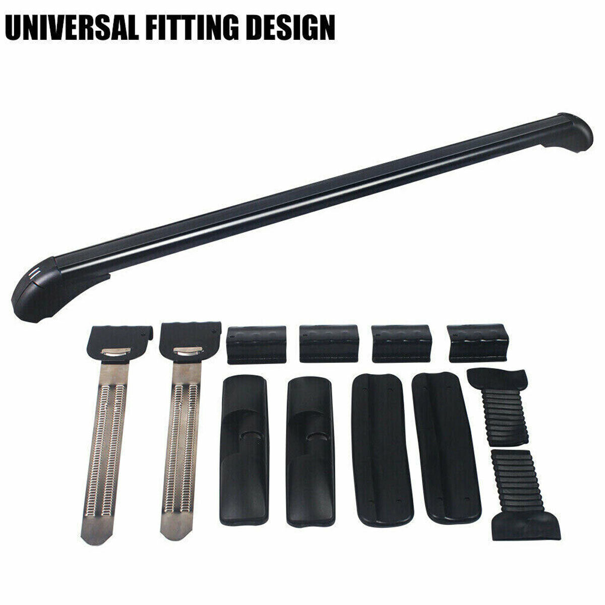 Awnings: 105cm Universal Car Roof Racks Carrier Adjustable Cross Bars Aluminium Alloy Lockable