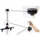 Bicycle Stands & Storage: Heavy Duty Aluminum Alloy 2 Bike Bicycle Hanger Parking Rack Storage Stand To 4M