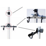 Bicycle Stands & Storage: Heavy Duty Aluminum Alloy 2 Bike Bicycle Hanger Parking Rack Storage Stand To 4M