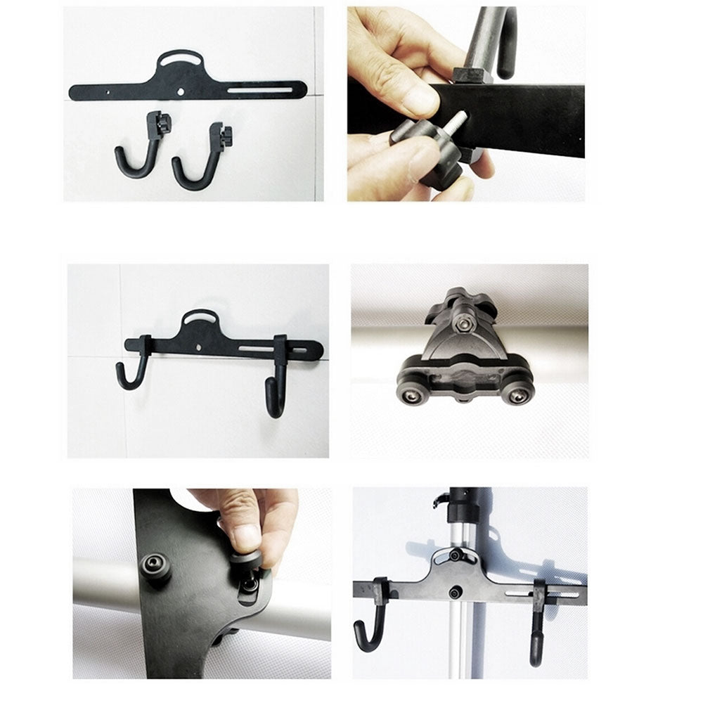 Bicycle Stands & Storage: Heavy Duty Aluminum Alloy 2 Bike Bicycle Hanger Parking Rack Storage Stand To 4M