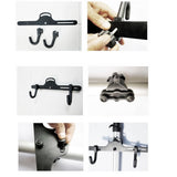 Bicycle Stands & Storage: Heavy Duty Aluminum Alloy 2 Bike Bicycle Hanger Parking Rack Storage Stand To 4M