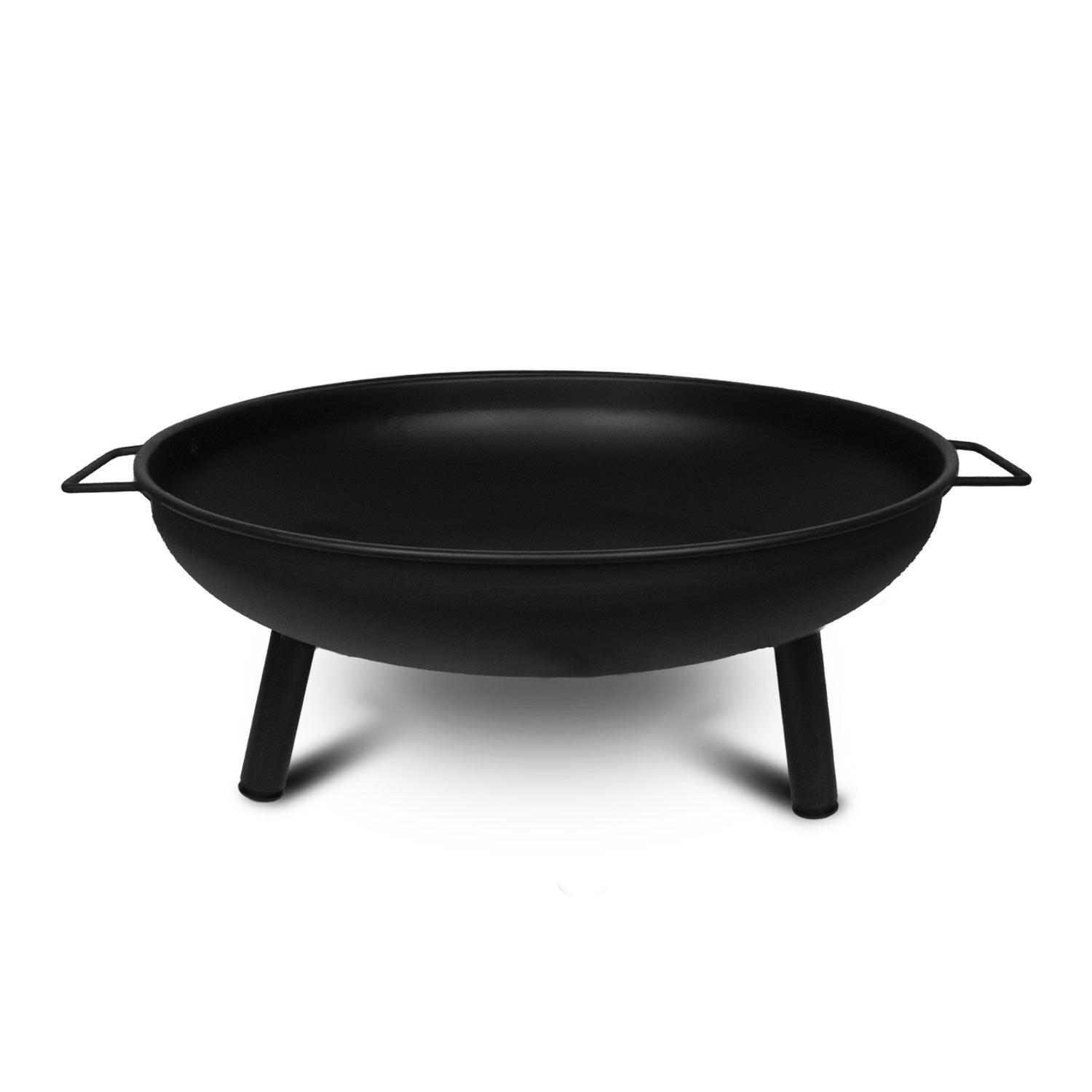 Fire Pits: Portable Outdoor Fire Pit Fireplace Open Patio Heater Garden Plant Bowl Steel