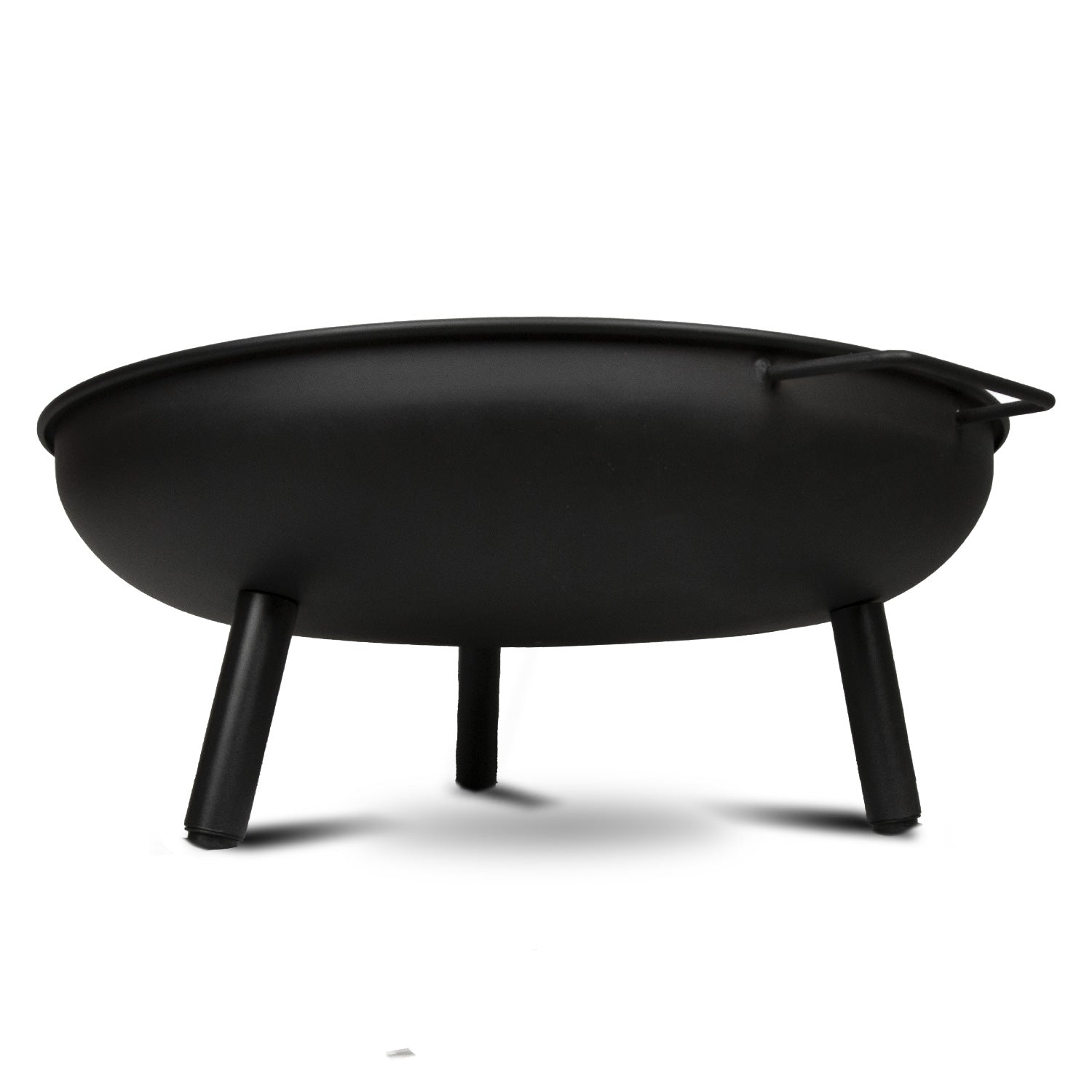 Fire Pits: Portable Outdoor Fire Pit Fireplace Open Patio Heater Garden Plant Bowl Steel