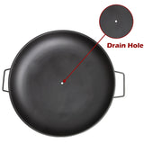 Fire Pits: Portable Outdoor Fire Pit Fireplace Open Patio Heater Garden Plant Bowl Steel