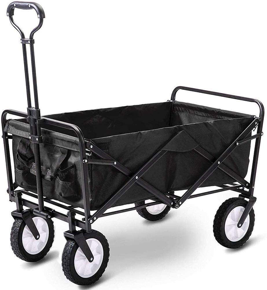 Camp Furniture: Foldable Collapsible Wagon Cart Garden Beach Outdoor Shopping Trolley Fishing Camping