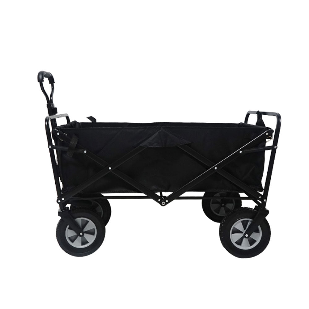 Camp Furniture: Foldable Collapsible Wagon Cart Garden Beach Outdoor Shopping Trolley Fishing Camping