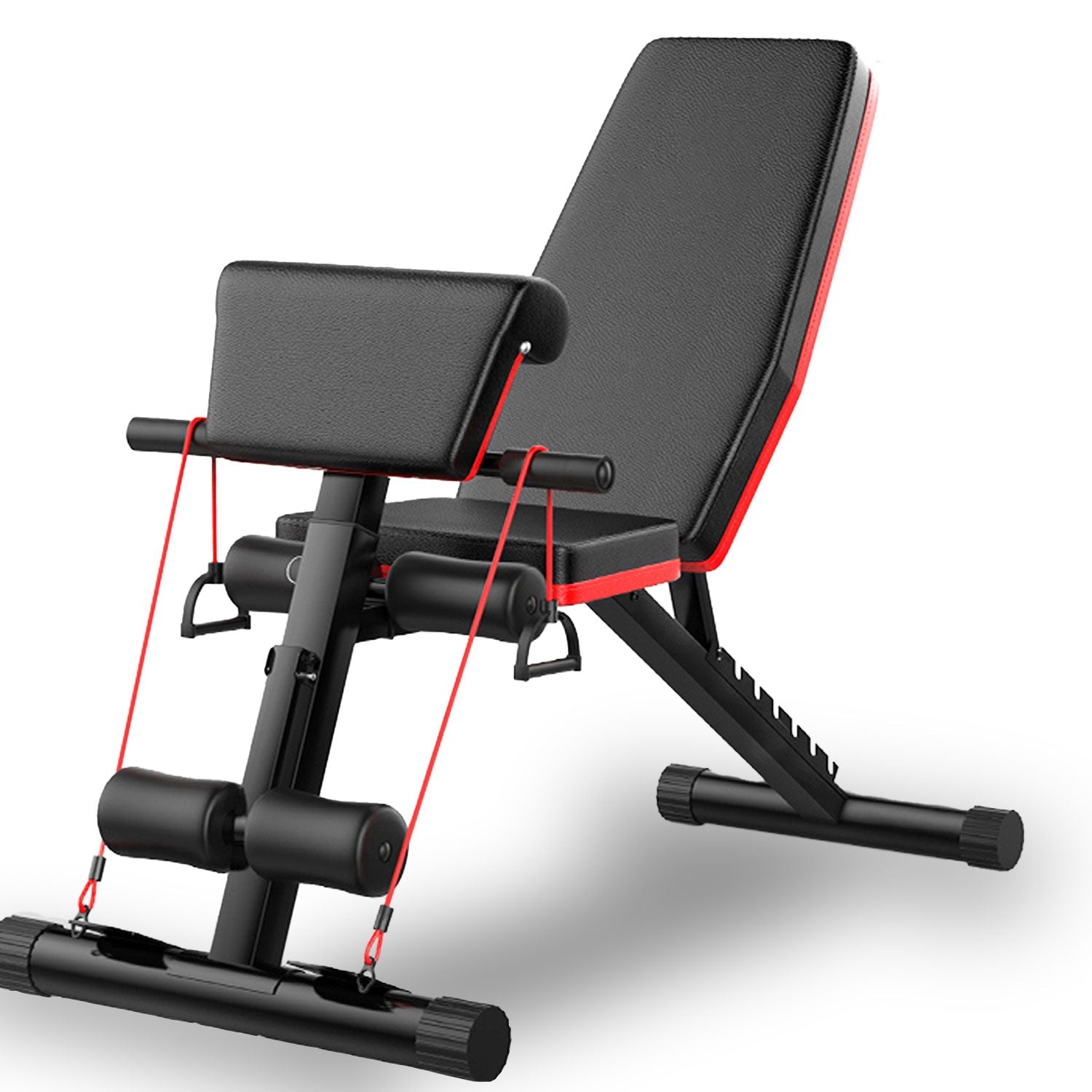 Gymnastics: Adjustable FID Ab Abdominal Weight Press Bench Fitness Incline Sit up Gym Flat
