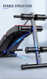 Exercise Benches: Foldable Weight Sit Up Bench Press Adjustable Home Gym Abdominal Exercise Fitness