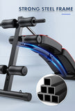 Exercise Benches: Foldable Weight Sit Up Bench Press Adjustable Home Gym Abdominal Exercise Fitness