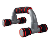 Gym Equipment & Accessories: Push Up Bar handle Push-up Stand Grip For Home Fitness Exercise Workout - red