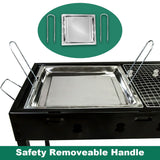 BBQ Tools: Large Portable Charcoal Outdoor BBQ Barbecue Grill Set