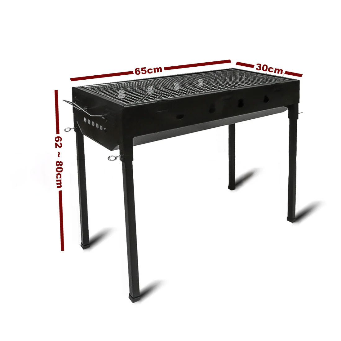 BBQ Tools: Large Portable Charcoal Outdoor BBQ Barbecue Grill Set