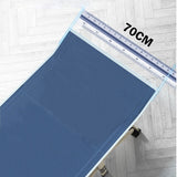 Inflatable Mattresses: Camping Portable Stretcher Single Foldable Folding Bed Mattress Recliner Mat - navy
