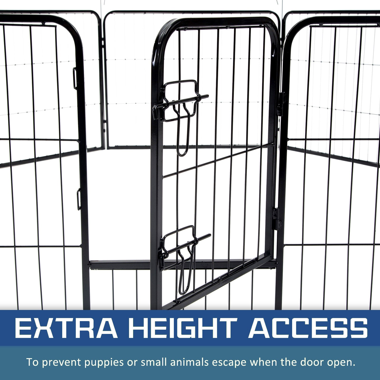 Dog Playpens & Gates: 40" Best 8 Panel Pet Playpen Dog Cage Puppy Exercise Crate Enclosure Rabbit Fence