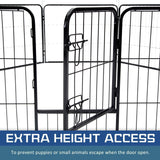 Dog Playpens & Gates: 40" Best 8 Panel Pet Playpen Dog Cage Puppy Exercise Crate Enclosure Rabbit Fence