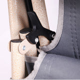Camp Furniture: Reclining Sun Beach Deck Lounge Chair Outdoor Folding Camping Fishing Arm Rest - grey